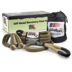 Bubba Off-Road Jeep Recovery Gear Set - 3/4" x 20' (Tan/Green)