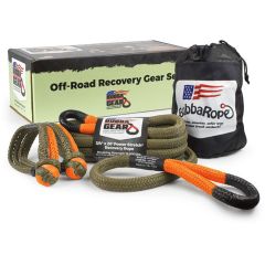 Bubba Off-Road Jeep Recovery Gear Set - 3/4" x 30' (Orange/Green)