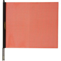 18" Orange Quickmount Warning Flag Assembly