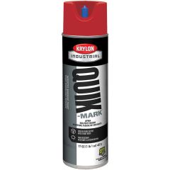 Krylon Quik-Mark™ Inverted Marking Paint - APWA Red (Solvent-Based) (17 oz) Case/12