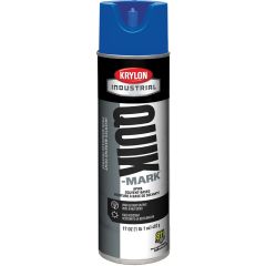 Krylon Quik-Mark™ Inverted Marking Paint - APWA Blue (Solvent-Based) (17 oz) Case/12