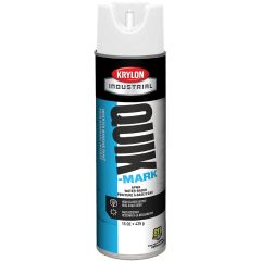 Krylon Quik-Mark™ Inverted Marking Paint - APWA Brilliant White (Water-Based) (17 oz) Case/12