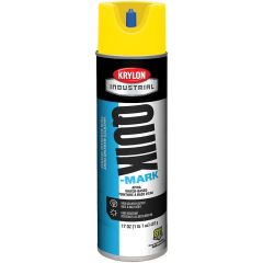 Krylon Quik-Mark™ Inverted Marking Paint - APWA Hi Vis Yellow (Water-Based) (17 oz) Case/12