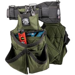 Badger Toolbelts Carpenter Tool Belt Set (Olive Green) - Medium